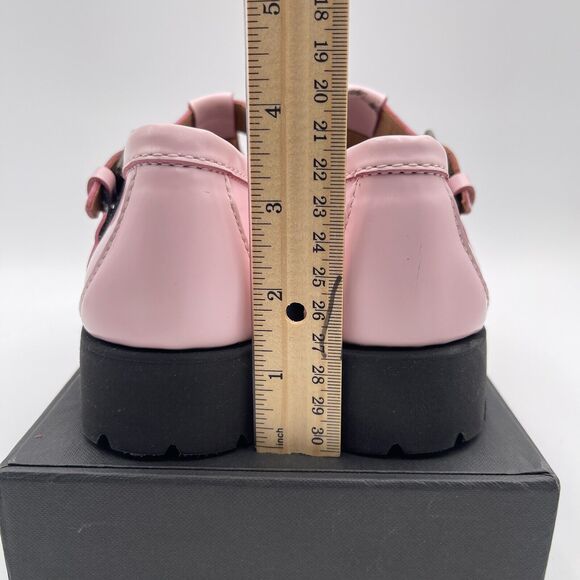 GH Bass Weejuns Fisherman Mary Jane Loafers Women's Size 6 M Pink Leather - Picture 7 of 10